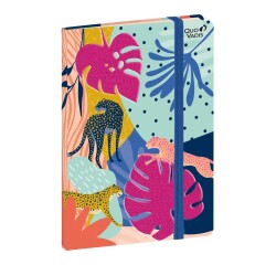 Quo Vadis - Carnet de notes - Jungle spirit - Memphis - Pages Lignées - 15x21 cm