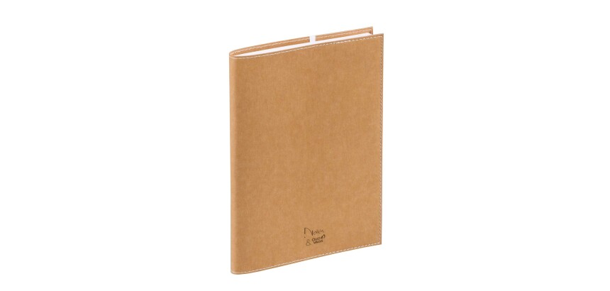 Quo Vadis - Carnet de notes - Nelies - Marron - Pages Lignées - 16x24 cm recyclé