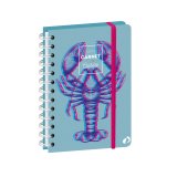 Carnet de cuisine Quo Vadis - Spiralé - Français - 15x21 cm avec élastique - Homard