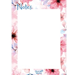 Quo Vadis - Bloc-notes - Daisy - Coquelicot - 10,6x15,3 cm