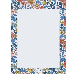 Quo Vadis - Bloc-notes - Daisy - liberty - 10,6x15,3 cm