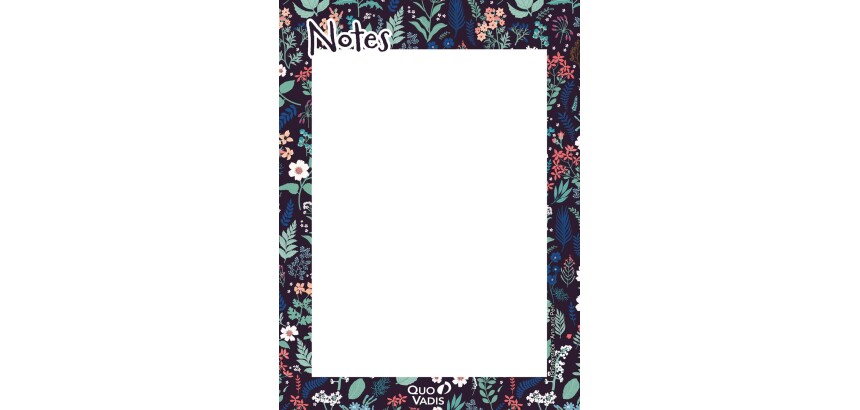 Quo Vadis - Bloc-notes - Daisy - Luxuriant - 10,6x15,3 cm