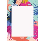 Quo Vadis - Bloc-notes - Jungle spirit - Memphis - 10,6x15,3 cm
