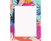 Quo Vadis - Bloc-notes - Jungle spirit - Memphis - 10,6x15,3 cm