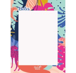 Quo Vadis - Bloc-notes - Jungle spirit - Memphis - 10,6x15,3 cm
