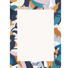 Quo Vadis - Bloc-notes - Jungle spirit - Oiseaux - 10,6x15,3 cm