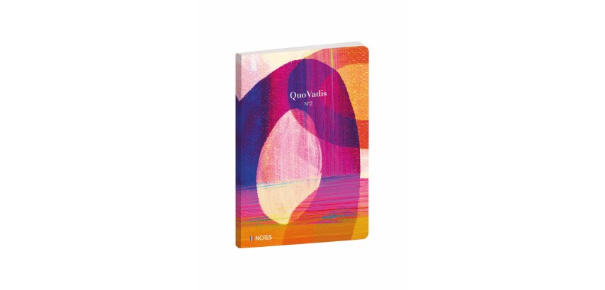 Quo Vadis - Carnet de notes - Iconique - Cercles - Pages Lignées - 15x21 cm