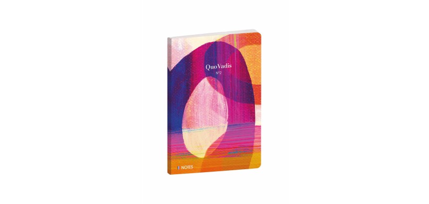 Quo Vadis - Carnet de notes - Iconique - Cercles - Pages Lignées - 15x21 cm