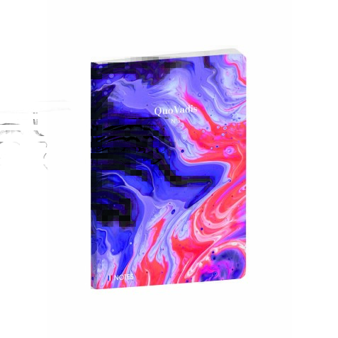 Quo Vadis - Carnet de notes - Iconique - Multicolore - Pages Lignées - 15x21 cm