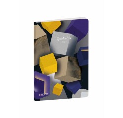 Quo Vadis - Carnet de notes - Iconique - Cubes - Pages Lignées - 15x21 cm