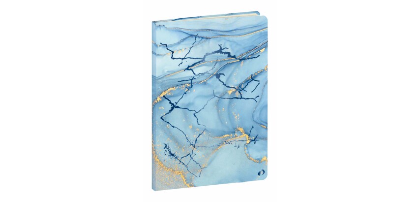 Quo Vadis - Carnet de notes - Hipsy - Marble - Pages Points (dots) et lignées - 15x21 cm
