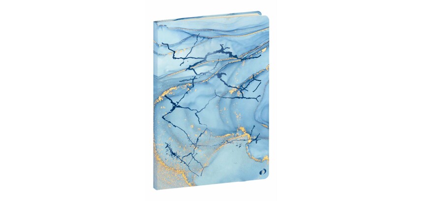 Quo Vadis - Carnet de notes - Hipsy - Marble - Pages Points (dots) et lignées - 15x21 cm
