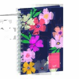 Quo Vadis - Carnet de notes - Spiralé - Daisy - Multicolore - Pages Points (dots) et lignées - 15x21 cm