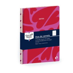 Quo Vadis - Carnet de notes - Fantaisie - Pages Lignées - 15x21 cm - par 2