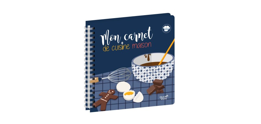 Quo Vadis - Carnet de cuisine - Spiralé - Français - Carnets thématiques - Multicolore - 24x24 cm