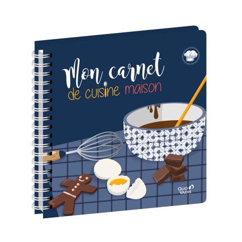 Quo Vadis - Carnet de cuisine - Spiralé - Français - Carnets thématiques - Multicolore - 24x24 cm