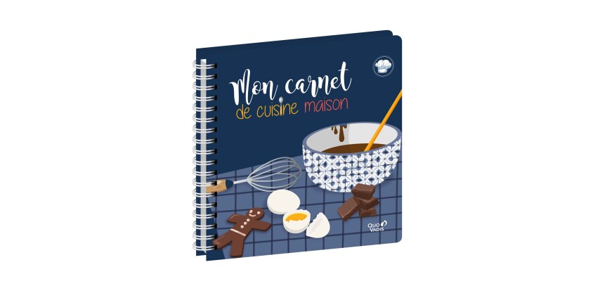 Quo Vadis - Carnet de cuisine - Spiralé - Français - Carnets thématiques - Ustensile - 24x24 cm