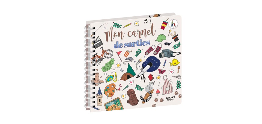 Quo Vadis - Carnet de sorties - Spiralé - Français - Carnets thématiques - All over - 24x24 cm