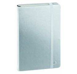 Quo Vadis - Carnet de notes - Habana - Gris - Pages Lignées - 10x15 cm Papier Clairefontaine ivoire