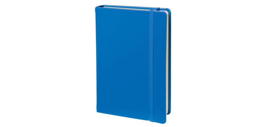 Quo Vadis - Carnet de notes - Habana - Bleu - Pages Lignées - 10x15 cm Papier Clairefontaine ivoire