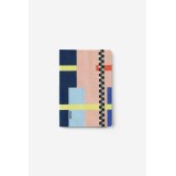 Quo Vadis - Carnet de notes - Papier Tigre - Multicolore - Pages Points (dots) - 10x15 cm - Toile (effet tissé)