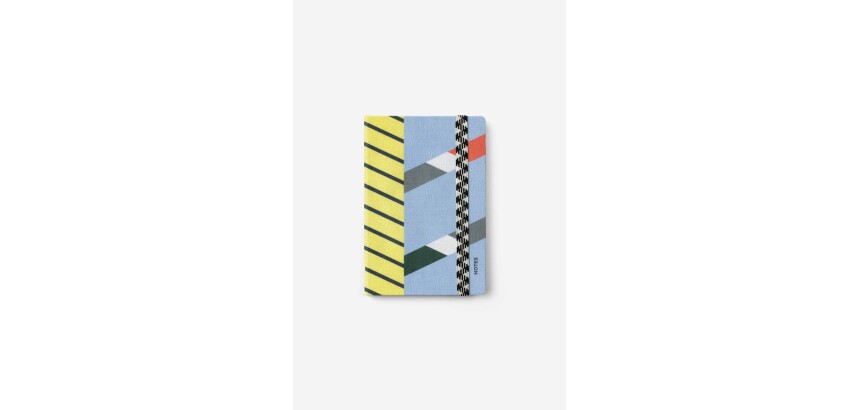 Quo Vadis - Carnet de notes - Papier Tigre - biais - Pages Points (dots) - 10x15 cm   Toile (effet tissé) -