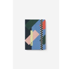 Quo Vadis - Carnet de notes - Papier Tigre - gommette - Pages Points (dots) - 10x15 cm   Toile (effet tissé) -