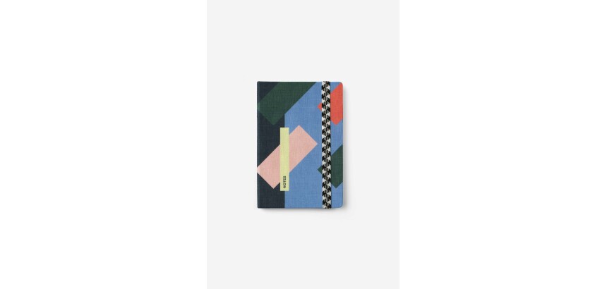 Quo Vadis - Carnet de notes - Papier Tigre - gommette - Pages Points (dots) - 10x15 cm   Toile (effet tissé) -