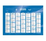 Quo Vadis - Calendrier mural - 2026 - Français - Classic - 14 mois de déc. à janv - 18x13,5 cm - par 10