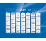 Quo Vadis - Calendrier mural - 2027 - Français - Classic - 14 mois de décembre à janvier - 18x13,5 cm - par 10