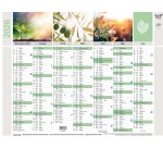 Quo Vadis - Calendrier mural - 2026 - Français - Equology - Multicolore - 14 mois de décembre à janvier - 27x21 cm -  recyclé - par 10