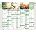 Quo Vadis - Calendrier mural - 2026 - Français - Equology - Multicolore - 14 mois de décembre à janvier - 43x33,5 cm -  recyclé - par 10