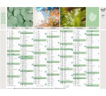 Quo Vadis - Calendrier mural - 2026 - Français - Equology - Multicolore - 14 mois de décembre à janvier - 43x33,5 cm -  recyclé - par 10