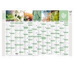 Quo Vadis - Calendrier mural - 2026 - Français - Equology - Multicolore - 14 mois de décembre à janvier - 65x43 cm -  recyclé - par 10