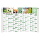 Quo Vadis - Calendrier mural - 2026 - Français - Equology - Multicolore - 14 mois de décembre à janvier - 65x43 cm -  recyclé - par 10