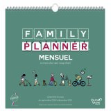 Calendrier Quo Vadis - Spiralé - Français - Family Planner - 16 mois de Sept/Déc - 30x30 cm  par 5