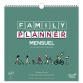 Calendrier Quo Vadis - Spiralé - Français - Family Planner - 16 mois de Sept/Déc - 30x30 cm  par 5