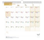 Quo Vadis - Calendrier familial à feuillets - Spiralé - 2025-2026 - Français - Family Planner - 16 mois de septembre à décembre - 30x30 cm - par 5