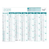 Quo Vadis - Calendrier mural - 2026 - Français - Classic - 14 mois de décembre à janvier - 43x33,5 cm