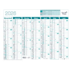 Quo Vadis - Calendrier mural - 2026 - Français - Classic - 14 mois de décembre à janvier - 43x33,5 cm
