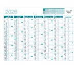 Quo Vadis - Calendrier mural - 2026 - Français - Classic - 14 mois de décembre à janvier - 43x33,5 cm