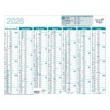 Quo Vadis - Calendrier mural - 2026 - Français - Classic - 14 mois de décembre à janvier - 55x40,5 cm