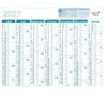 Quo Vadis - Calendrier mural - 2027 - Français - Classic - 14 mois de décembre à janvier - 55x40,5 cm