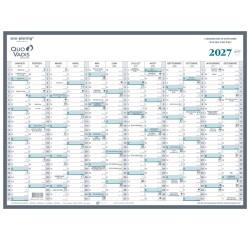 Quo Vadis - Calendrier mural - 2027 - Français - Classic - 12 mois de janvier à décembre - 55x40,5 cm