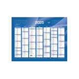 Calendrier Banque Quo Vadis - Français - Classic - 14 mois de Déc/Janv - 43x33,5 cm par 10 - Bleu