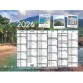 Quo Vadis - Calendrier mural - 2026 - Français - Evasion - Multicolore - 12 mois de janv à déc. - 55x40,5 cm - par 10