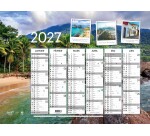 Quo Vadis - Calendrier mural - 2027 - Français - Evasion - Evasion - 12 mois de janvier à décembre - 55x40,5 cm - par 10