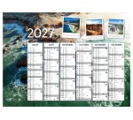 Quo Vadis - Calendrier mural - 2027 - Français - Evasion - Evasion - 12 mois de janvier à décembre - 55x40,5 cm - par 10