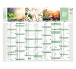 Quo Vadis - Calendrier mural - 2027 - Français - Equology - § - 14 mois de décembre à janvier - 27x21 cm recyclé