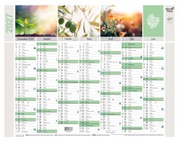 Quo Vadis - Calendrier mural - 2027 - Français - Equology - § - 14 mois de décembre à janvier - 43x33,5 cm recyclé